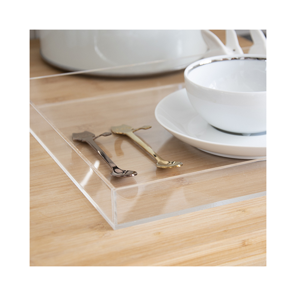 Plateau plexi transparent 300x250x30mm