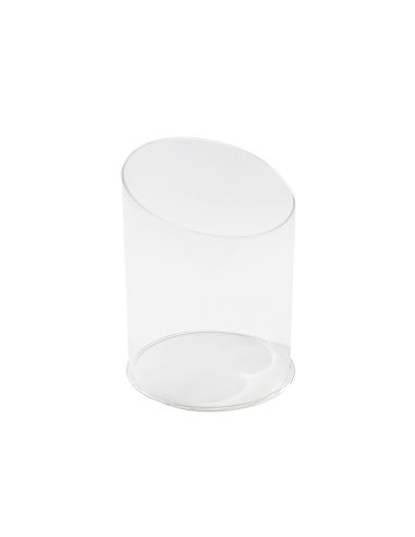 Boite ronde biseauté en plexi...