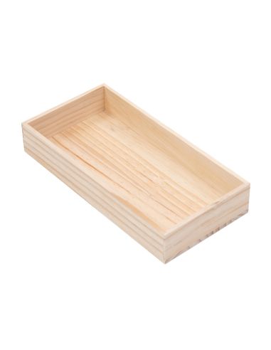 boîte de présentation en bois 300x150x50mm