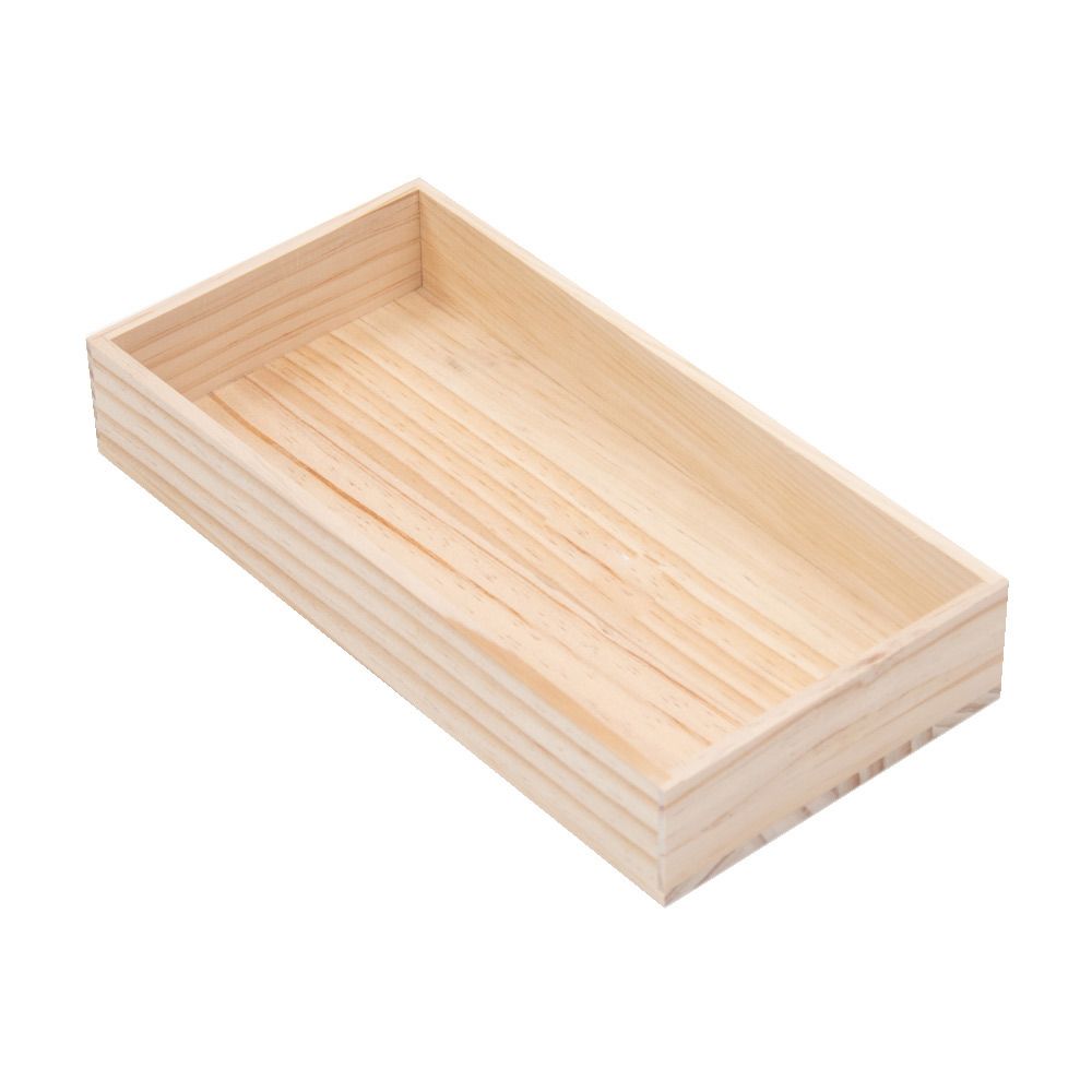 boîte de présentation en bois 300x150x50mm