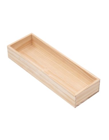 boîte de présentation en bois