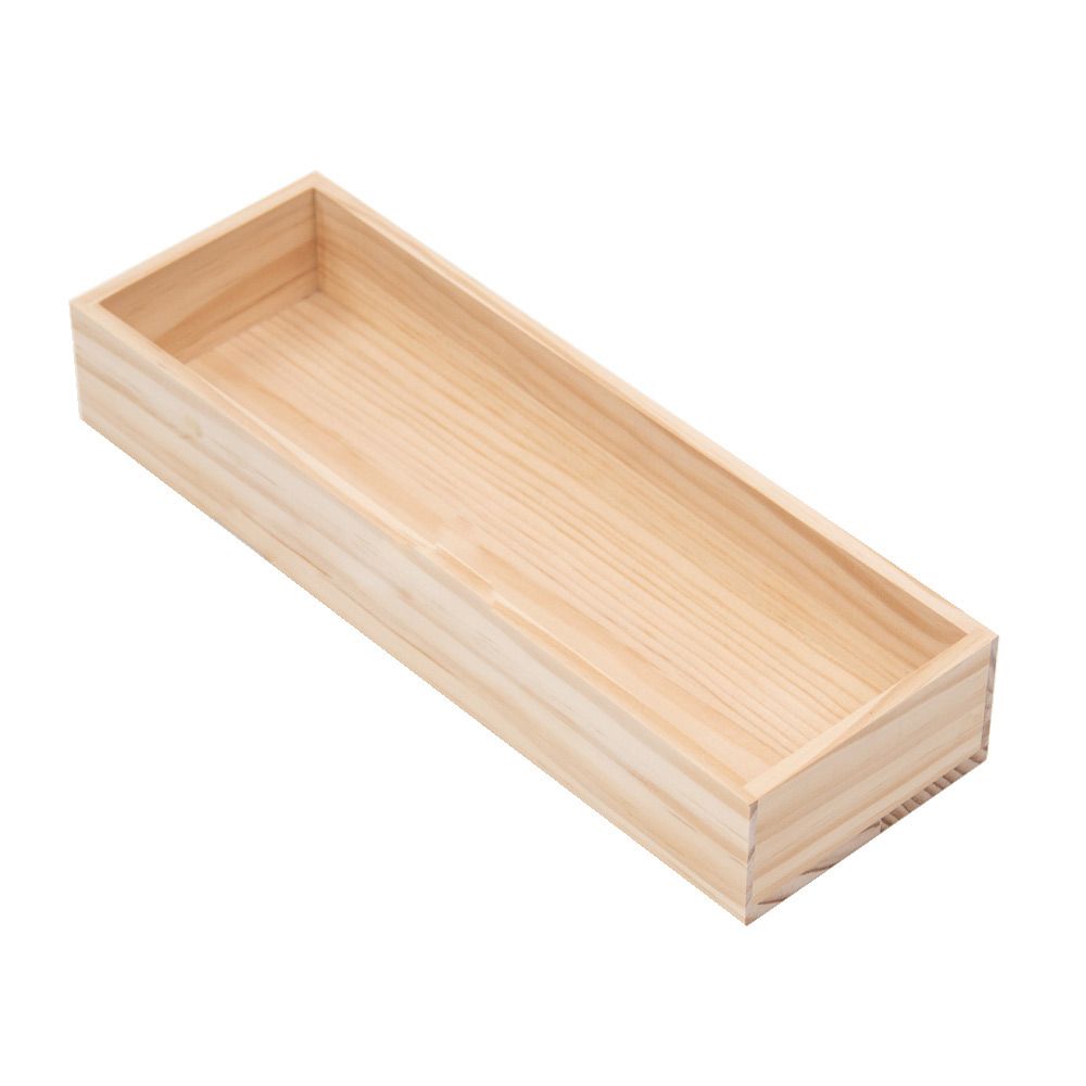 boîte de présentation en bois