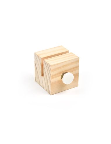 Socle bois de pin avec vis nylon...
