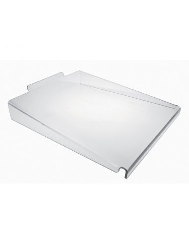 Transparent plexi tablet for grooved panel