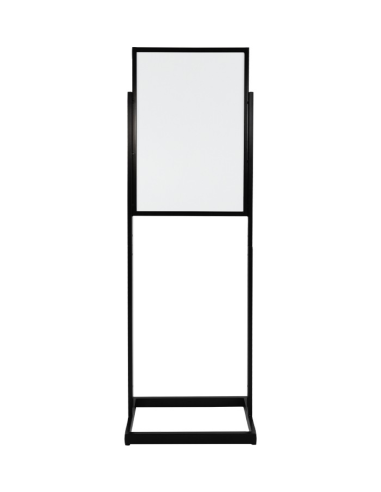 Porte-affiche alu noir sur pied...