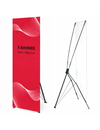 Support kakémono X-banner 600x1800mm