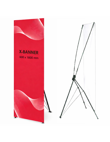 Support kakémono X-banner 800x1800mm