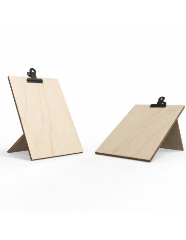 copy of Porte visuel en bois double...