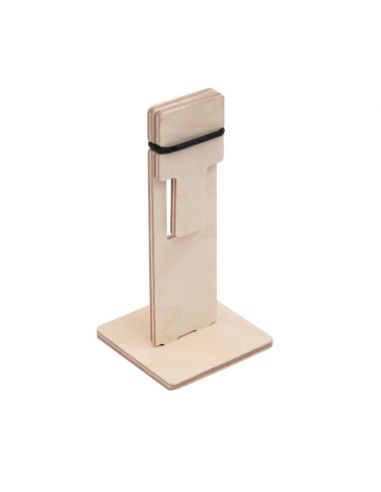 Porte-étiquette à poser pinçant bois...