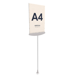 Porte affiche A4 sur tige...