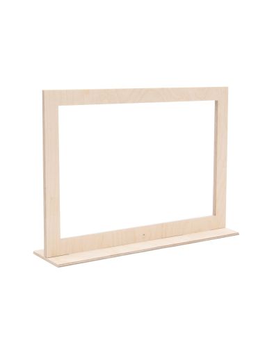 Chevalet cadre à poser en bois - A5...