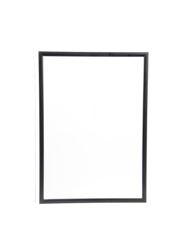 Cadre alu clippant noir mat profil...