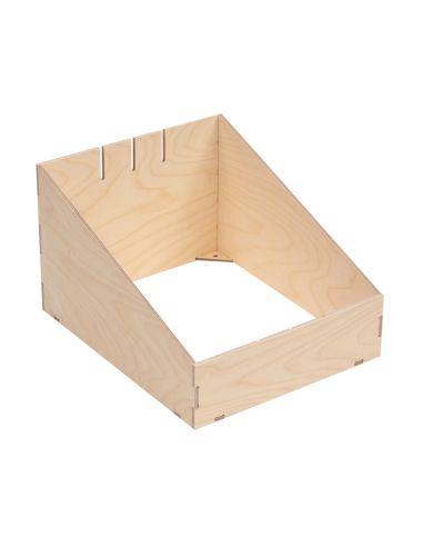 Bac soldeur de gondole en bois -...