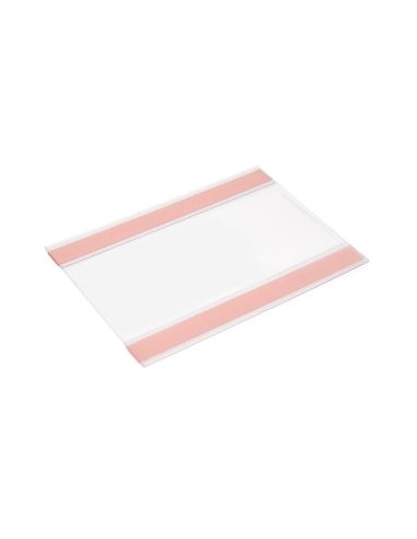 Pochette adhésive en PVC incolore -...