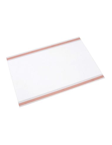 Pochette adhésive en PVC incolore -...