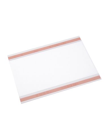 Pochette adhésive en PVC incolore -...