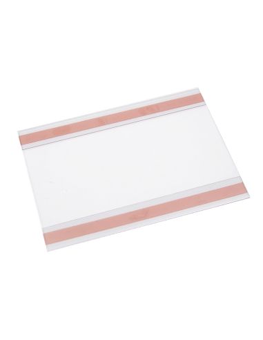 Pochette adhésive en PVC incolore -...