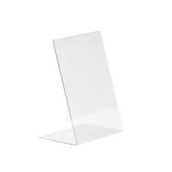 Chevalet en PVC incolore -...