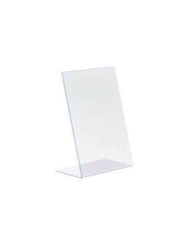 Chevalet en PVC incolore - A6 Vertical