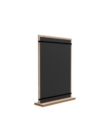 Chevalet porte visuel en bois avec...