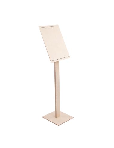 Porte-visuel avec élastique en bois...
