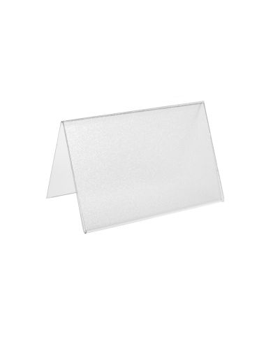 Porte-étiquette en V PVC antireflet -...