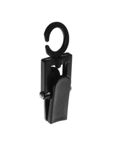Pince avec anneau pour broche noir