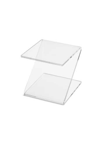 Z-shape acrylic presentation stand