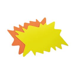 Éclaté fluo jaune/orange...