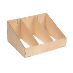 Bac de gondole en bois avec...