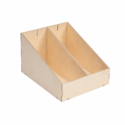 Bac de gondole en bois avec...
