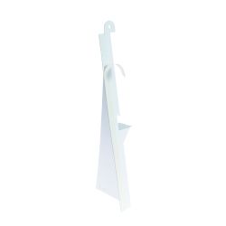 Adhesive cardboard sign holder