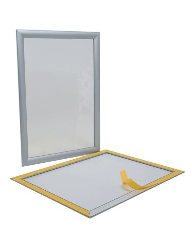 Double-sided aluminium snap frame for...