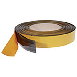 Adhesive magnetic tape roll