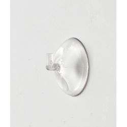 High grip suction cup with vinyl hook