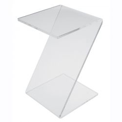 Z-shape acrylic presentation stand