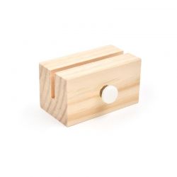 Pine wood base with nylon screws