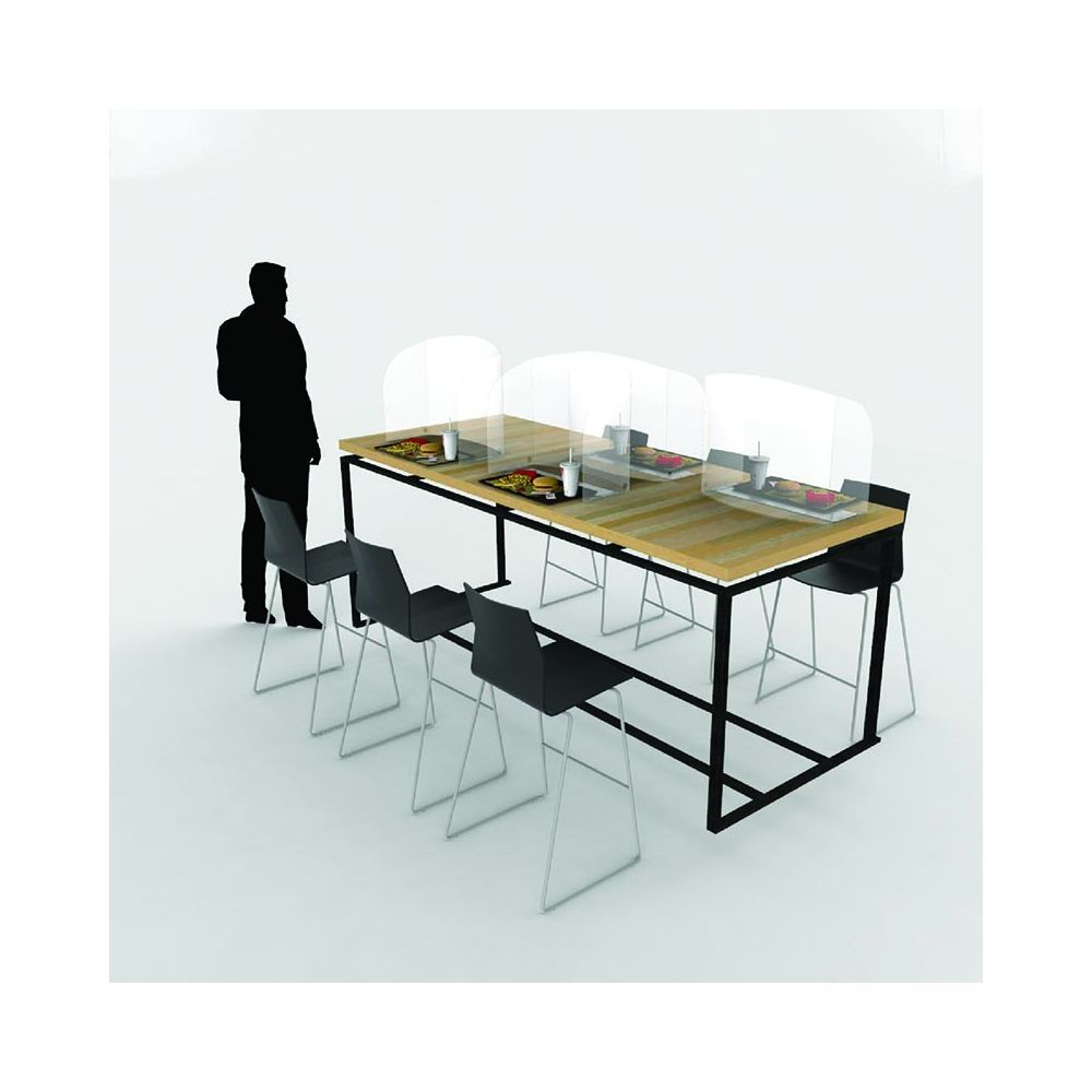 Vitrine de protection pare-haleine pas cher