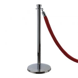 Pole queue with rope