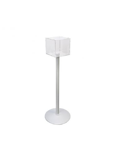 urne plexi sur pied
