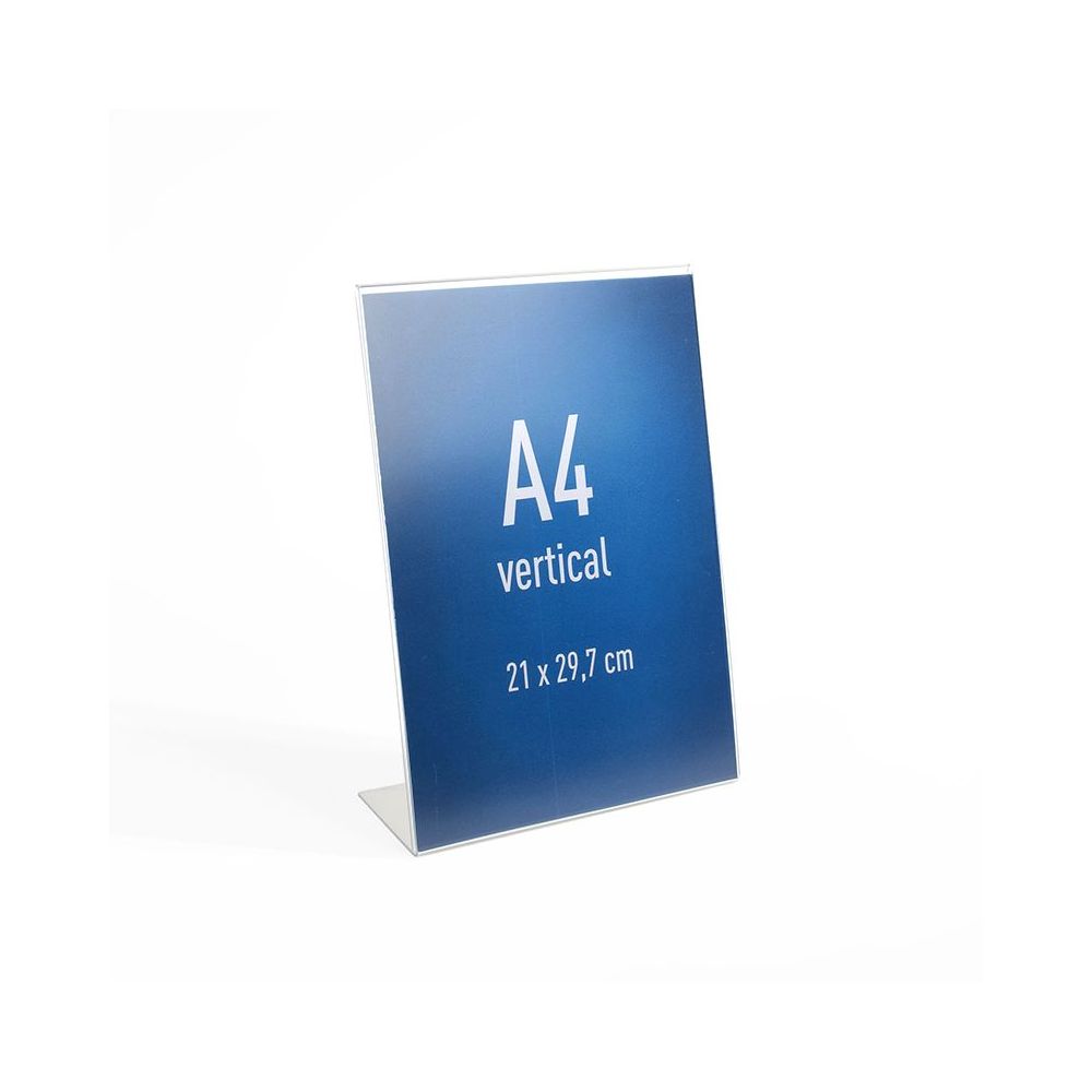 Chevalet plastique antireflet PET