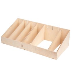 Kit Tray with wooden separator