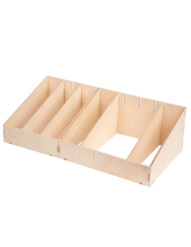 Kit Tray with wooden separator
