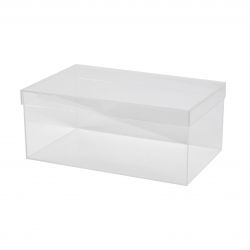 Transparent plexi box with lid