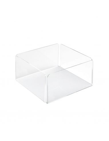 Folded transparent box