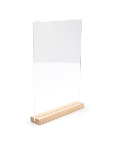 Double-sided plexi easel on solid...