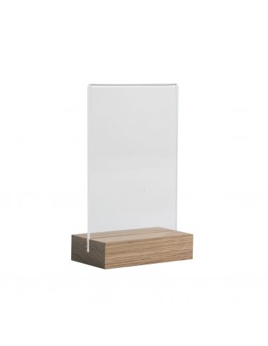 Double-sided acrylic sign holder with...