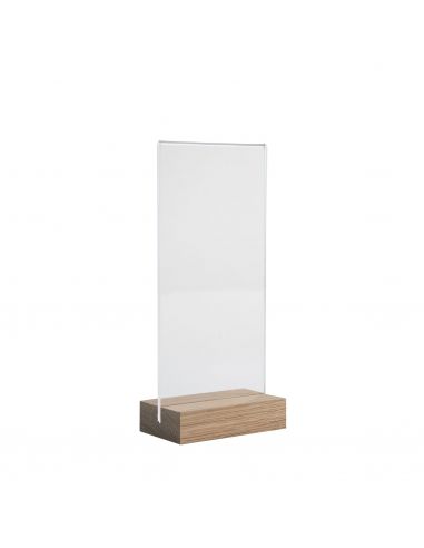 Double-sided acrylic sign holder with...