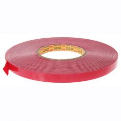 Extra-sticky double-sided removable tape roll