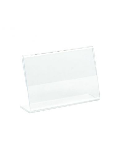 Acrylic Tilted Easel - 3.5 x 3 x 2.5 - Plexiglass